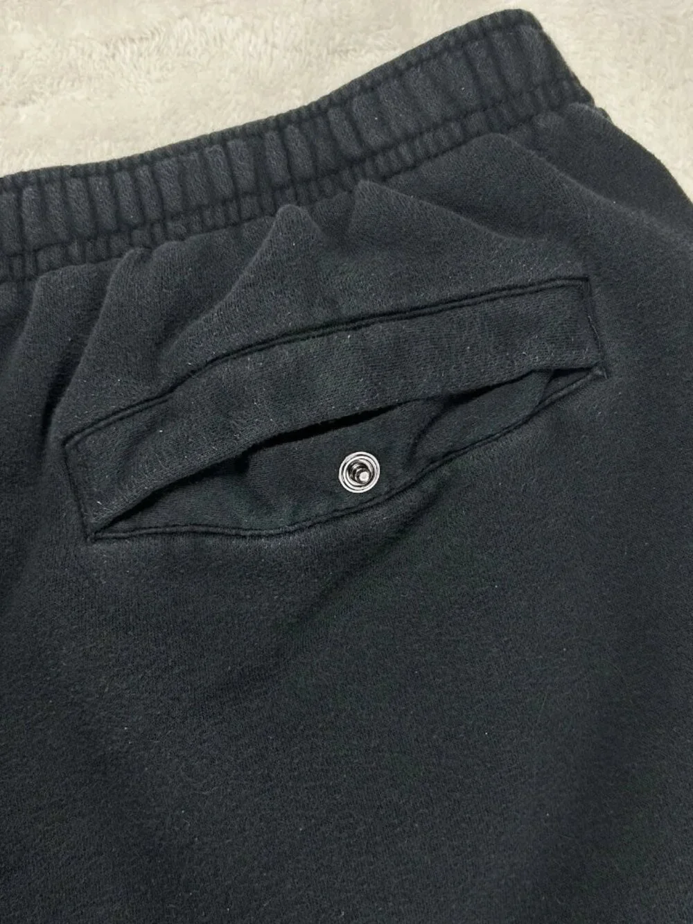 Nike Just Do it Joggers Mens XL Drawstring‎ Black Fleece Joggers Running Gym